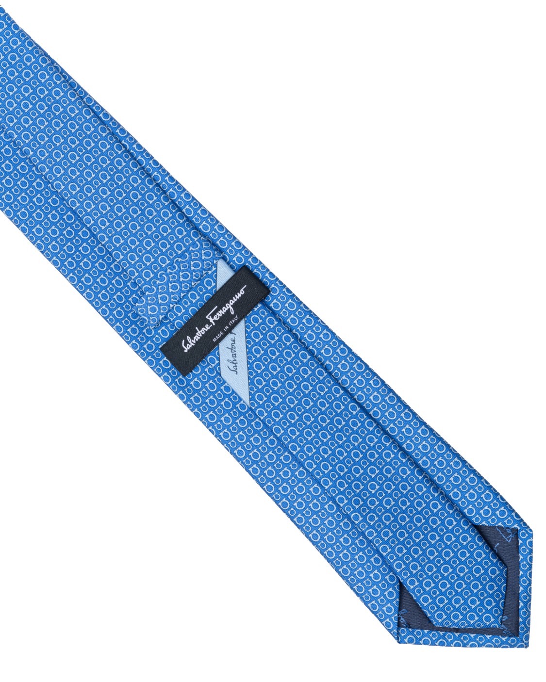 shop SALVATORE FERRAGAMO  Cravatta: Salvatore Ferragamo cravatta in seta con stampa Gancini.
Composizione: 100% seta.
Made in Italy.. 358494 CR4IVORY-002714296 number 9828253